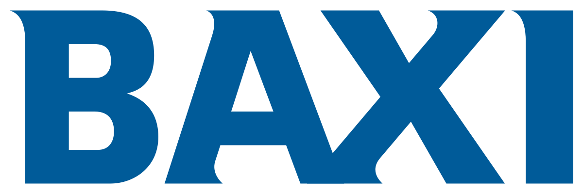 The image shows the BAXI logo with the word "BAXI" in bold, blue uppercase letters on a transparent background.