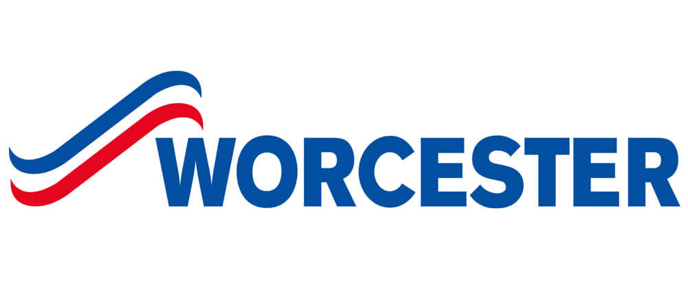 The image features the word "WORCESTER" in bold blue letters next to two wavy lines, one blue and one red, above the text on a white background.